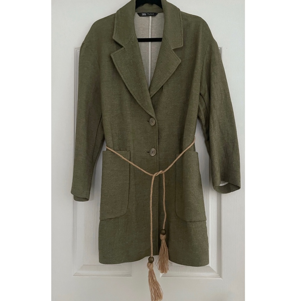 Zara belt jacket